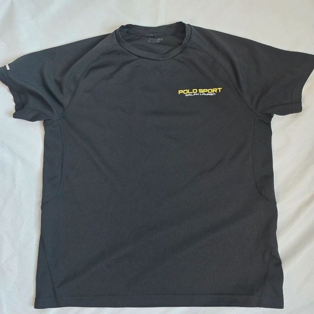 Polo Sport Ralph Lauren Mens Medium Black Performance shirt